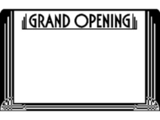 Sticker Custom Preview Image #000339 Advertising Sales Promos Grand Opening Frame