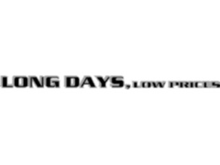 Sticker Custom Preview Image #000398 Advertising Sales Promos Long Days Low Prices