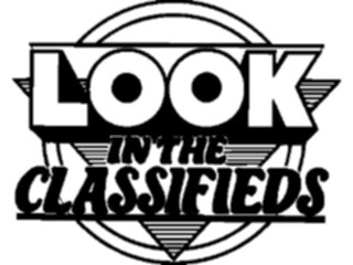 Sticker Custom Preview Image #000404 Advertising Sales Promos Lookinthe Classifieds