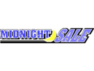 Sticker Custom Preview Image #000422 Advertising Sales Promos Midnight Sale