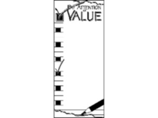 Sticker Custom Preview Image #000462 Advertising Sales Promos Pay Attentionto Value2