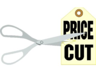 Sticker Custom Preview Image #000471 Advertising Sales Promos Price Cut1