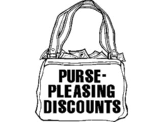 Sticker Custom Preview Image #000484 Advertising Sales Promos Purse Pleasing Discounts