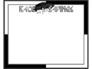 Sticker Custom Preview Image #000488 Advertising Sales Promos Racefor Savings Frame