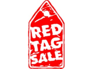 Sticker Custom Preview Image #000497 Advertising Sales Promos Red Tag Sale