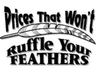 Sticker Custom Preview Image #000507 Advertising Sales Promos Ruffle Feathers