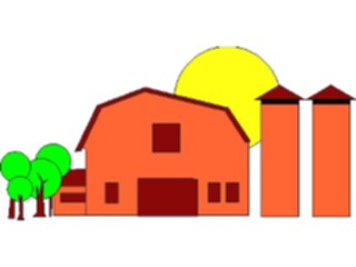 Sticker Custom Preview Image #000747 Agriculture Barn05