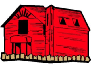 Sticker Custom Preview Image #000748 Agriculture Barn06