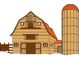 Sticker Custom Preview Image #000761 Agriculture Barn Silo5