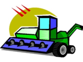 Sticker Custom Preview Image #000770 Agriculture Combine