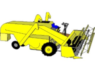 Sticker Custom Preview Image #000771 Agriculture Combine Harvester1