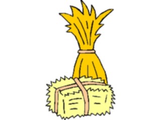 Sticker Custom Preview Image #000780 Agriculture Cornstalk Hay