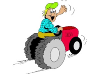 Sticker Custom Preview Image #000869 Agriculture Farmeron Tractor2