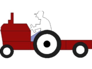 Sticker Custom Preview Image #000870 Agriculture Farmeron Tractor3