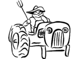 Sticker Custom Preview Image #000873 Agriculture Farmeron Tractor6