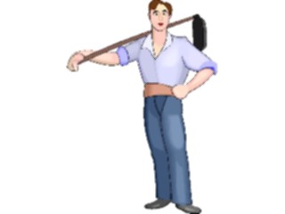 Sticker Custom Preview Image #000895 Agriculture Field Worker