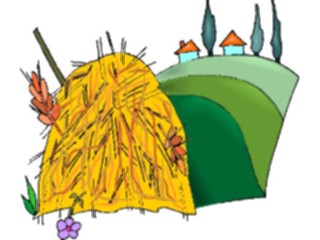 Sticker Custom Preview Image #000912 Agriculture Haystack5