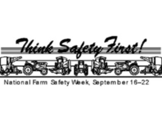 Sticker Custom Preview Image #000946 Agriculture Think Safety Title