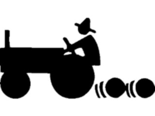 Sticker Custom Preview Image #000949 Agriculture Tractor02