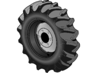 Sticker Custom Preview Image #000972 Agriculture Tractor Tire