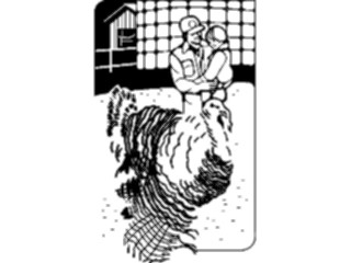 Sticker Custom Preview Image #000974 Agriculture Turkey Farm