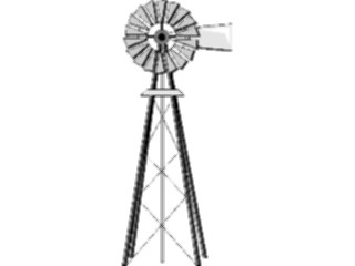 Sticker Custom Preview Image #000987 Agriculture Windmill1