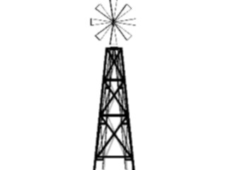 Sticker Custom Preview Image #000991 Agriculture Windmill5