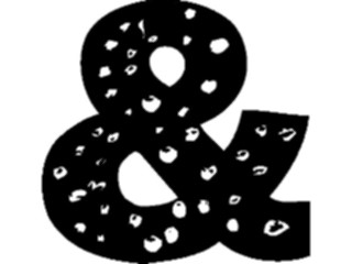 Sticker Custom Preview Image #001129 Alphabets- General Speckled Speckled
