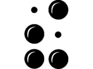 Sticker Custom Preview Image #001153 Alphabets- Specialized Braille Braille-