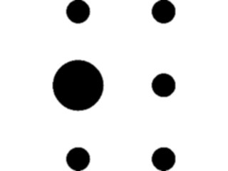 Sticker Custom Preview Image #001161 Alphabets- Specialized Braille Braille