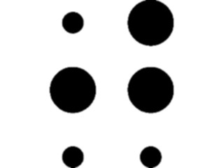 Sticker Custom Preview Image #001163 Alphabets- Specialized Braille Braille0
