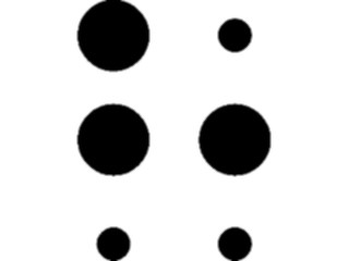 Sticker Custom Preview Image #001171 Alphabets- Specialized Braille Braille8