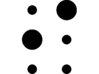 Sticker Custom Preview Image #001172 Alphabets- Specialized Braille Braille9