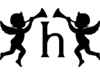 Sticker Custom Preview Image #001284 Alphabets General Angelica Angelica H