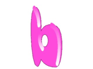 Sticker Custom Preview Image #001646 Alphabets General Bubble Gum Gum Condensed B2