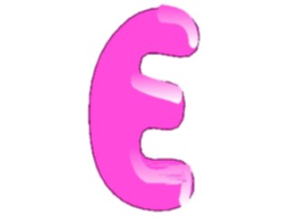 Sticker Custom Preview Image #001651 Alphabets General Bubble Gum Gum Condensed E1