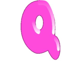 Sticker Custom Preview Image #001687 Alphabets General Bubble Gum Gum Condensed Q1