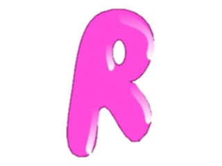 Sticker Custom Preview Image #001689 Alphabets General Bubble Gum Gum Condensed R1