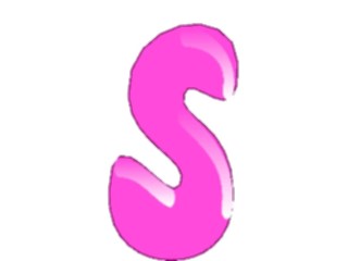 Sticker Custom Preview Image #001691 Alphabets General Bubble Gum Gum Condensed S1