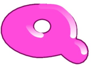 Sticker Custom Preview Image #001767 Alphabets General Bubble Gum Gum Extended Q1