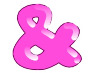 Sticker Custom Preview Image #001872 Alphabets General Bubble Gum Gum Normal