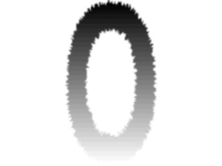 Sticker Custom Preview Image #002158 Alphabets General Charcoal Charcoal1 Charcoal Condensed O1