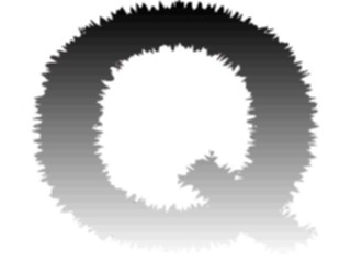 Sticker Custom Preview Image #002265 Alphabets General Charcoal Charcoal1 Charcoal Extended Q1