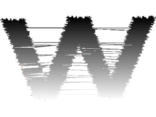 Sticker Custom Preview Image #002280 Alphabets General Charcoal Charcoal1 Charcoal Extended W2