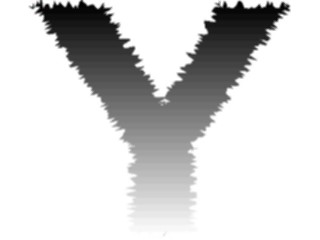 Sticker Custom Preview Image #002283 Alphabets General Charcoal Charcoal1 Charcoal Extended Y1