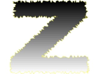 Sticker Custom Preview Image #002286 Alphabets General Charcoal Charcoal1 Charcoal Extended Z2