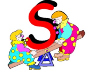 Sticker Custom Preview Image #002661 Alphabets General Clown Clown S