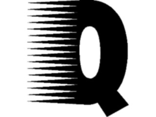 Sticker Custom Preview Image #002732 Alphabets General Comb Comb Q