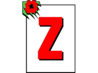 Sticker Custom Preview Image #002778 Alphabets General Corsage Corsage Z