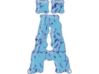 Sticker Custom Preview Image #003122 Alphabets General Crinkle Crinkle Normal A1